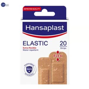 Hansaplast Elastic Plasters, Extra Flexible & Breathable, 20 Strips