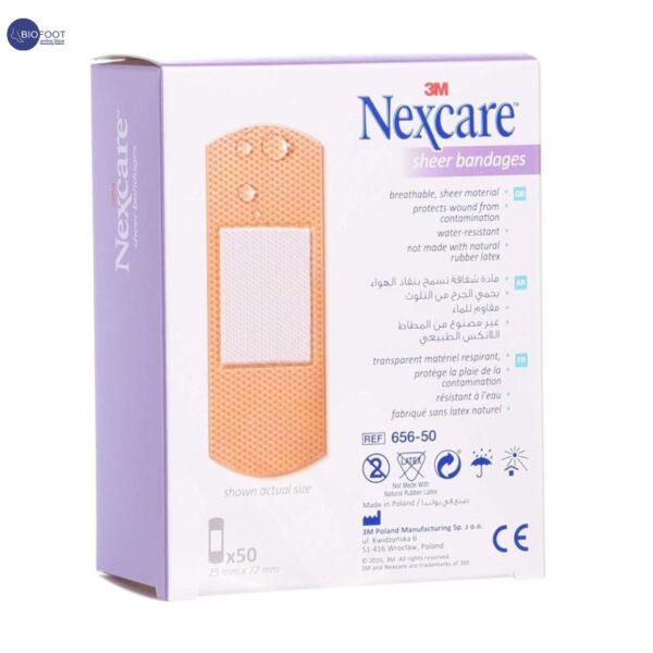 NEXCARE SHEER BAND ONESIZE 72*25MM 50S - Image 2