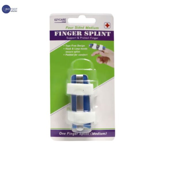 Ezycare Finger Splint Four Sided 17487 M