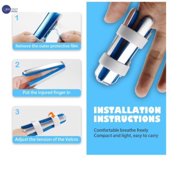 Ezycare Four Sided Finger Splint 17488 L - Image 4