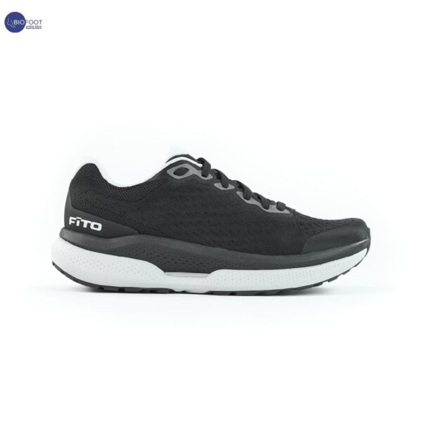 Fito WellWalking Therapeutic footwear for Diabetic Patient, Seamless Black Shoe FD0101