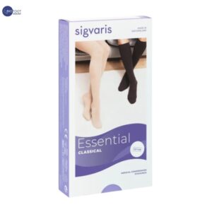 SIGVARIS Essential Classical CL.2 CALF PLUS L Closed Toe Caramel