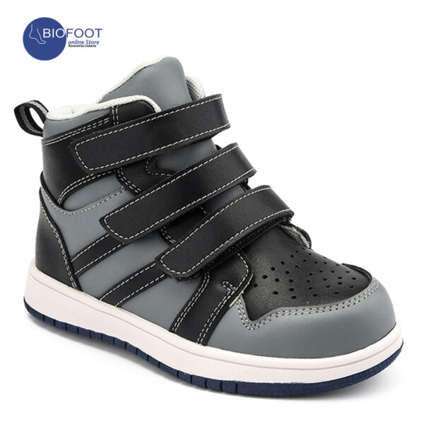 Princepard Orthopedic Kids Shoe Silver Black AJ-HHY-ZX