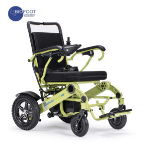 EnjoyCare Electrical Lightweight Foldable Aluminum Frame Power Wheelchair EPW601A (Silver)