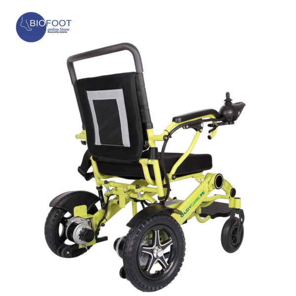 EnjoyCare Electrical Lightweight Foldable Aluminum Frame Power Wheelchair EPW601A (Silver) - Image 2