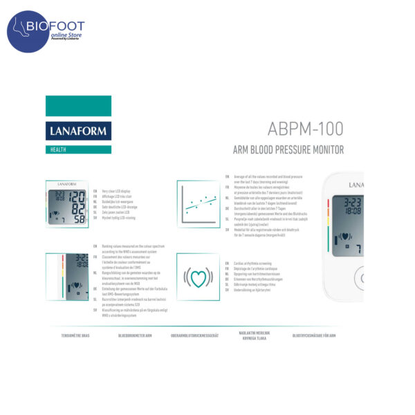 Lanaform ABPM-100 ARM Blood Pressure Monitor - Image 5