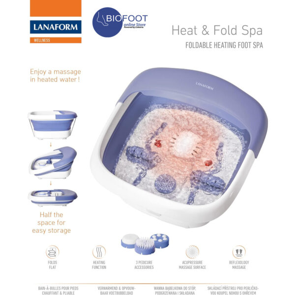 Lanaform Heat & Foot Spa Foldable heating Foot Spa LA110416 - Image 5