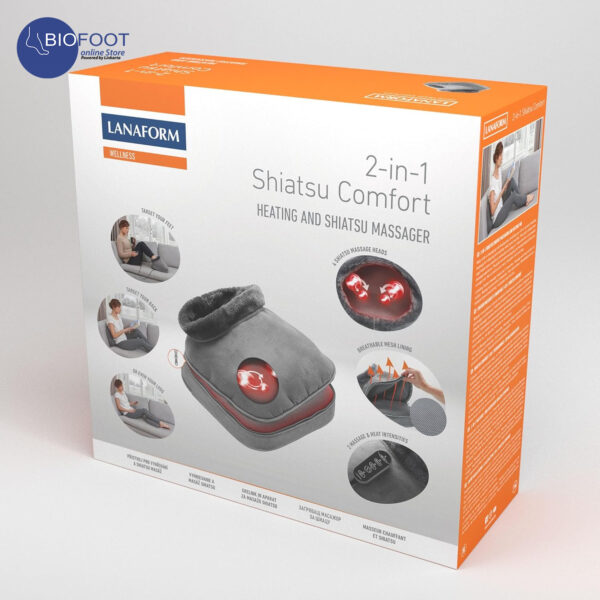 Lanaform 2in1 Shiatsu Comfort Heating and Shiatsu Massager LA110317 - Image 2