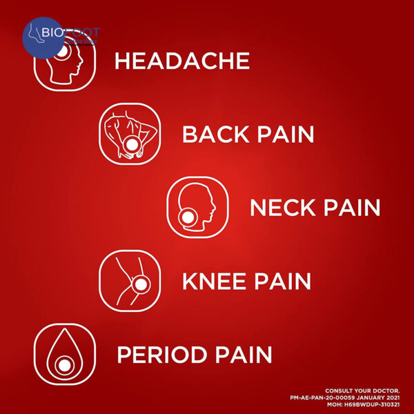 Panadol Extra with Optizorb for Fast Pain Relief for Headaches, Toothaches & Period Pain, 24 Tablets - Image 3