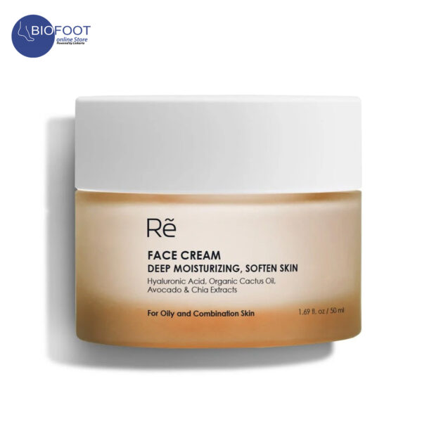 Re Face Cream Deep Moisturizing Soften Skin from Oily to Combination Skin 50ml - Image 2