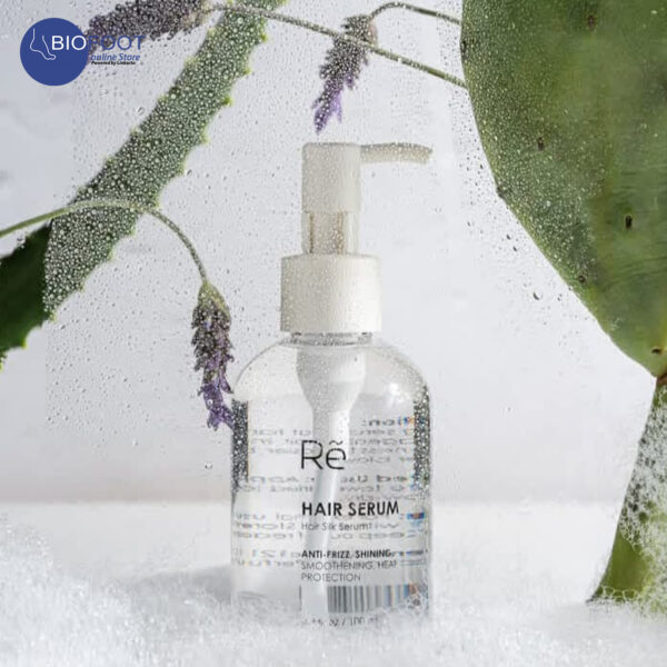Re Hair Silk Serum Organic Cactus Oil Anti-Frizz, Shining Smoothening 180ml - Image 4