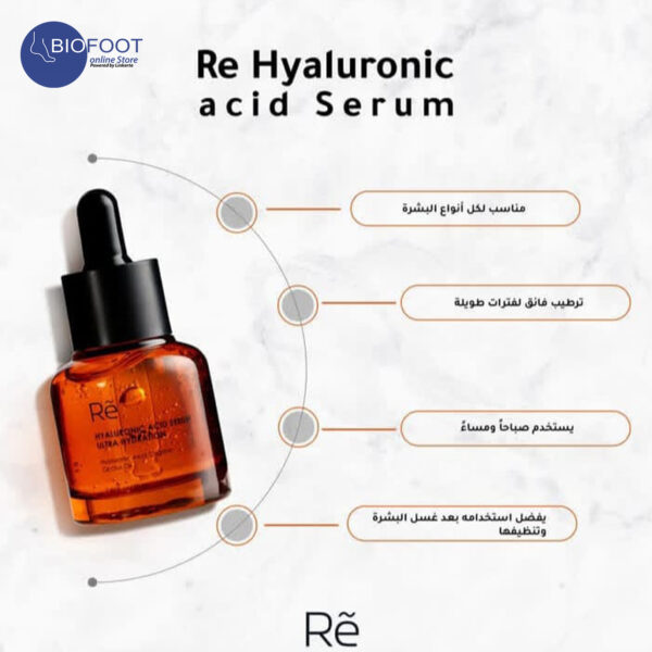 Re Hyaluronic Acid Serum Ultra Hydration for All Type of Skin 25ml - Image 2