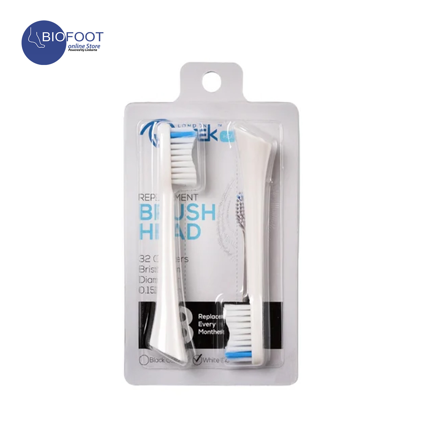 Qutek- Dentavia Replacement Brush Head - Image 2