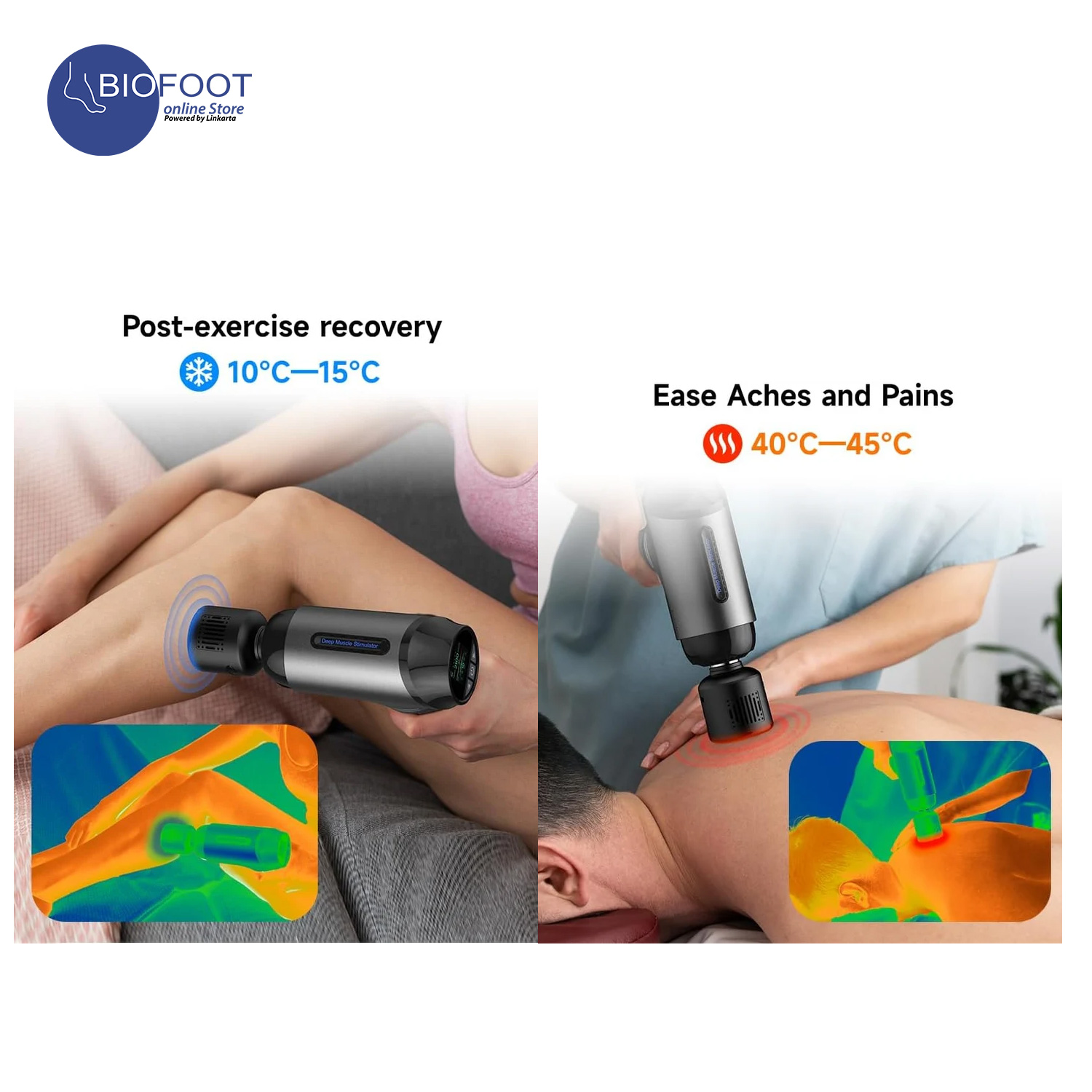 Qutek- Heat + Ice Massage Head - Image 4